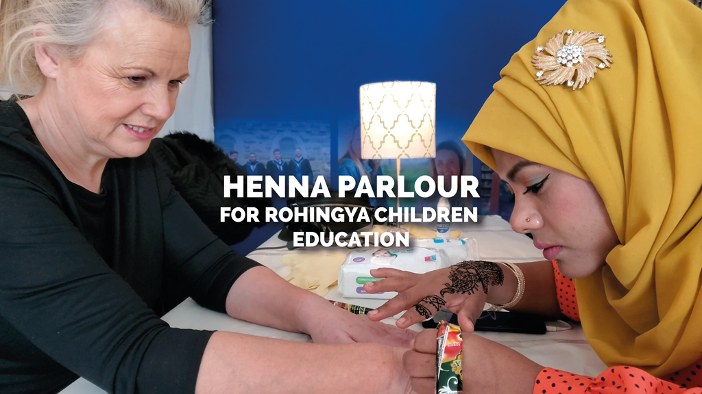 Henna Parlour for Rohingya Refugee Children Education