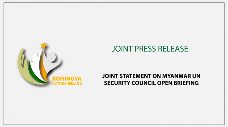 Joint statement on Myanmar UN Security Council open briefing